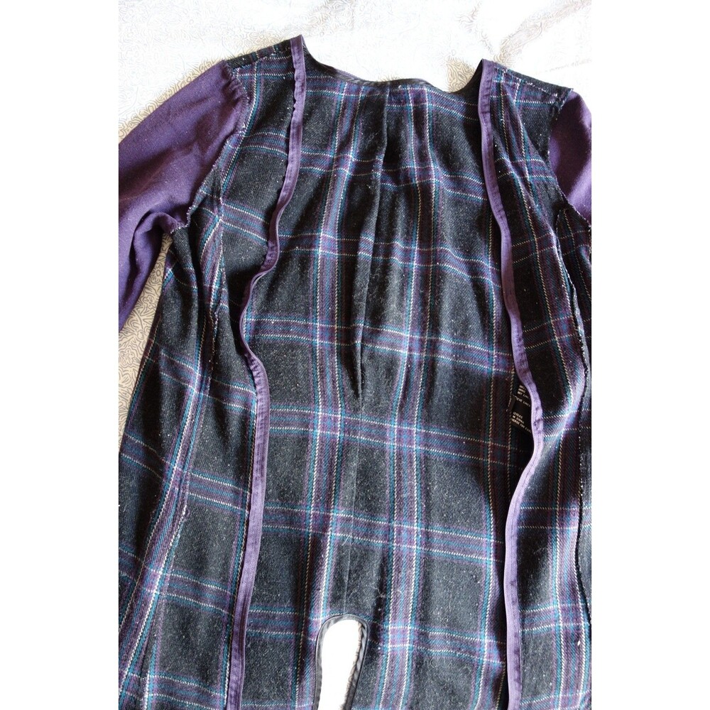 London Fog Purple Eggplant Acrylic Trench Coat Liner Women's Small